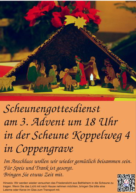 Scheunengottesdienst in Coppengrave - 16. Türchen