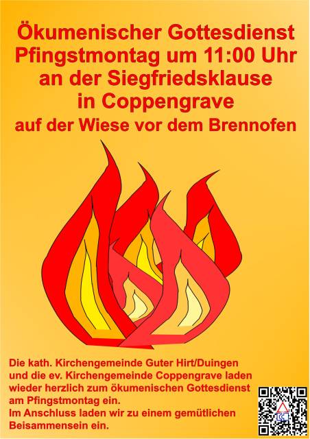 Ökumenischer Gottesdiens mit Feuer und Flamme