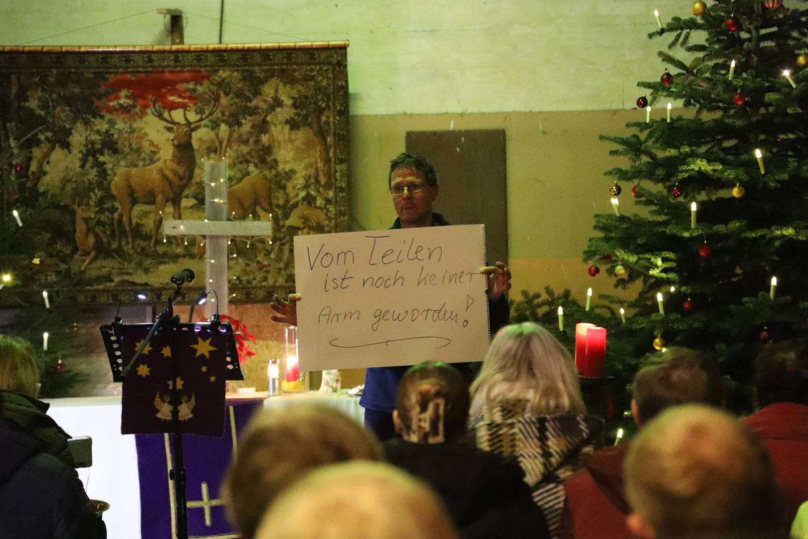 Bericht über den Scheunengottesdienst