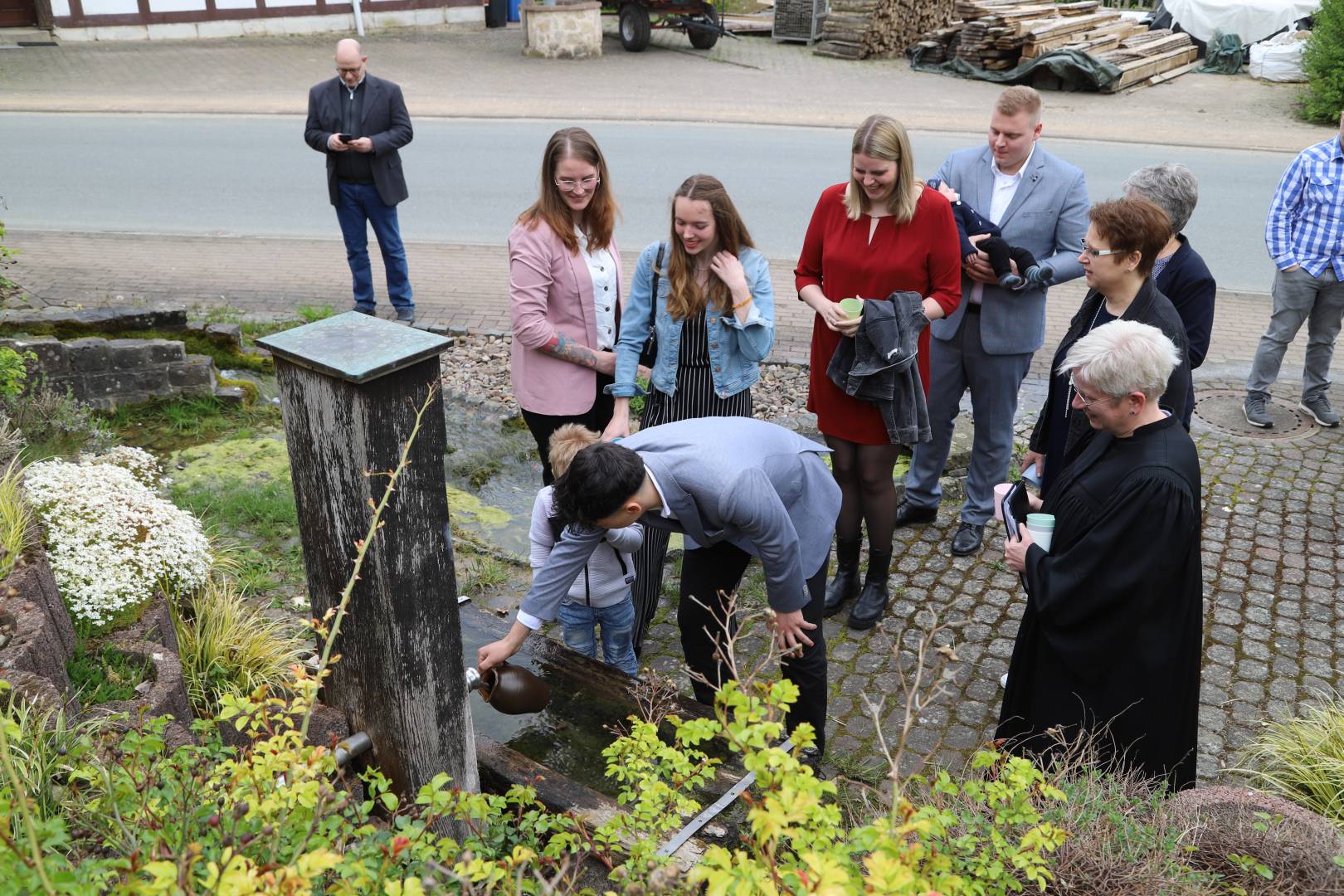 Taufe von Fiete Brodthage in Fölziehausen