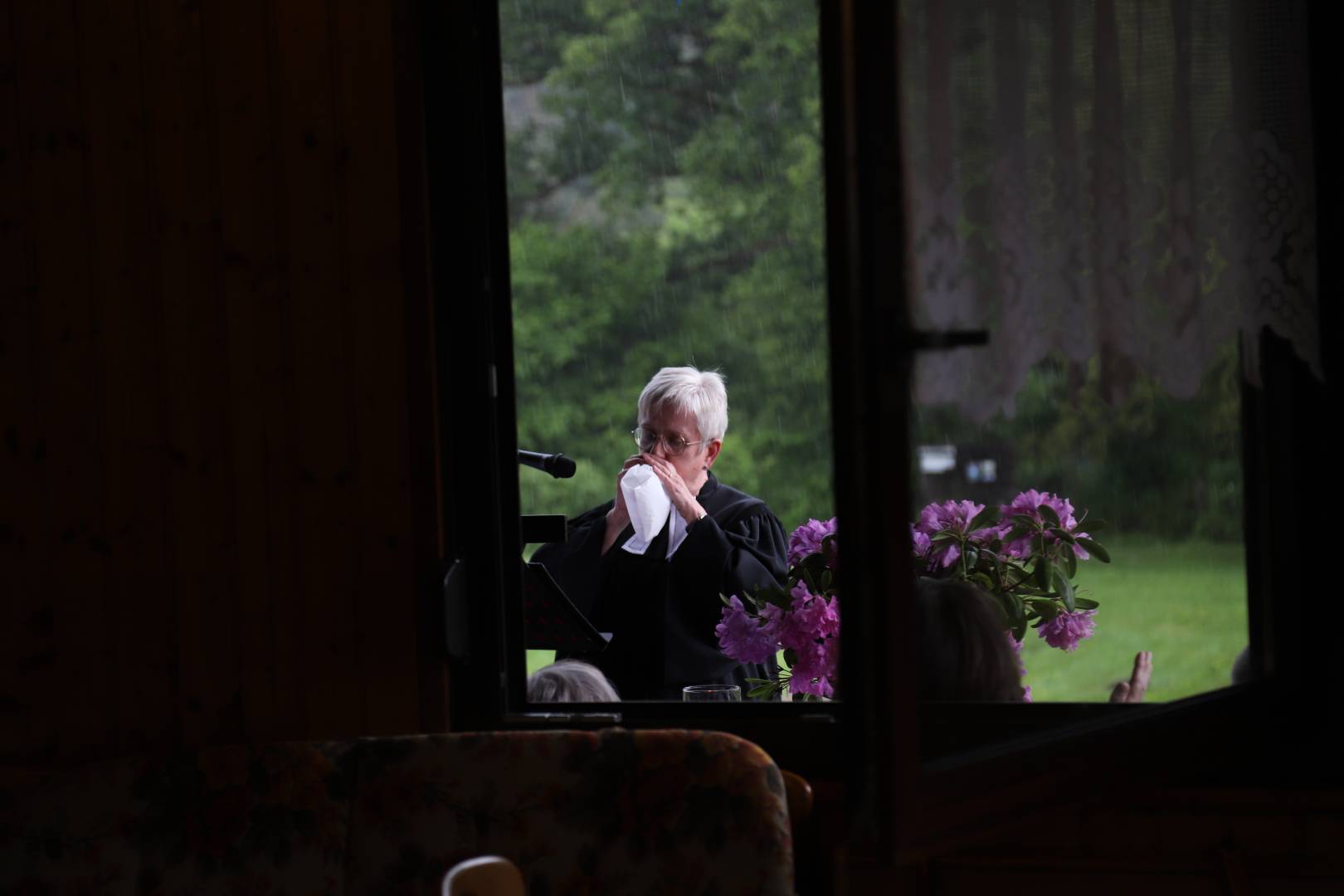 Pfingstgottesdienst im Kleingarten in Duingen