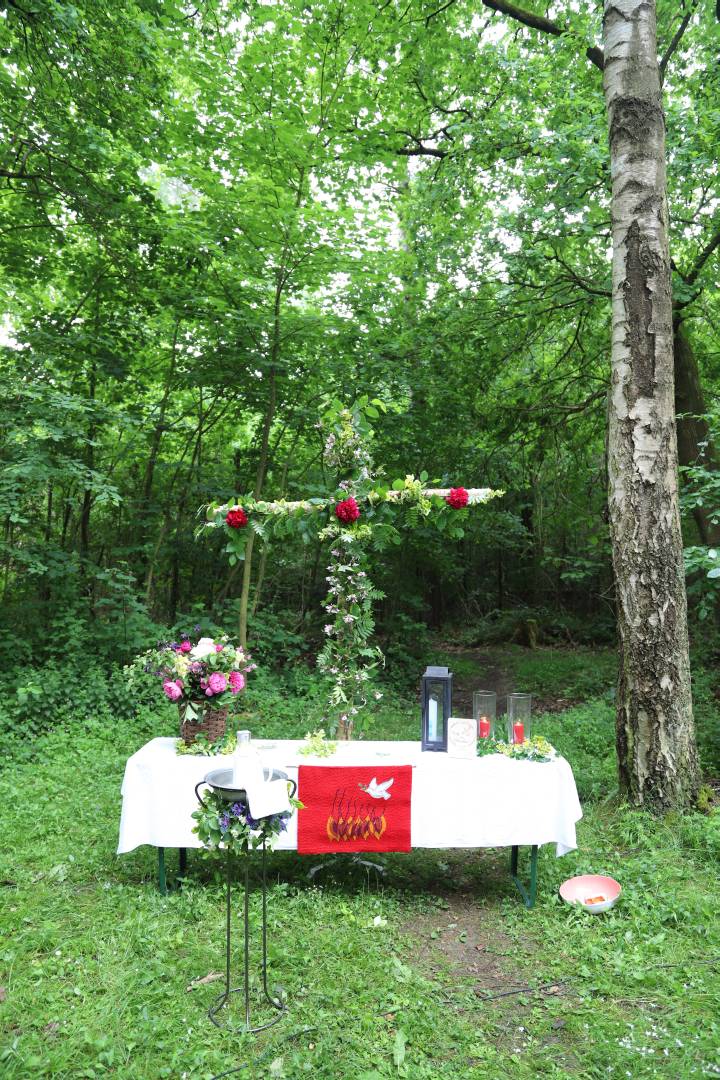 Ökumenischer Pfingstgottesdienst an der Köhlerhütte