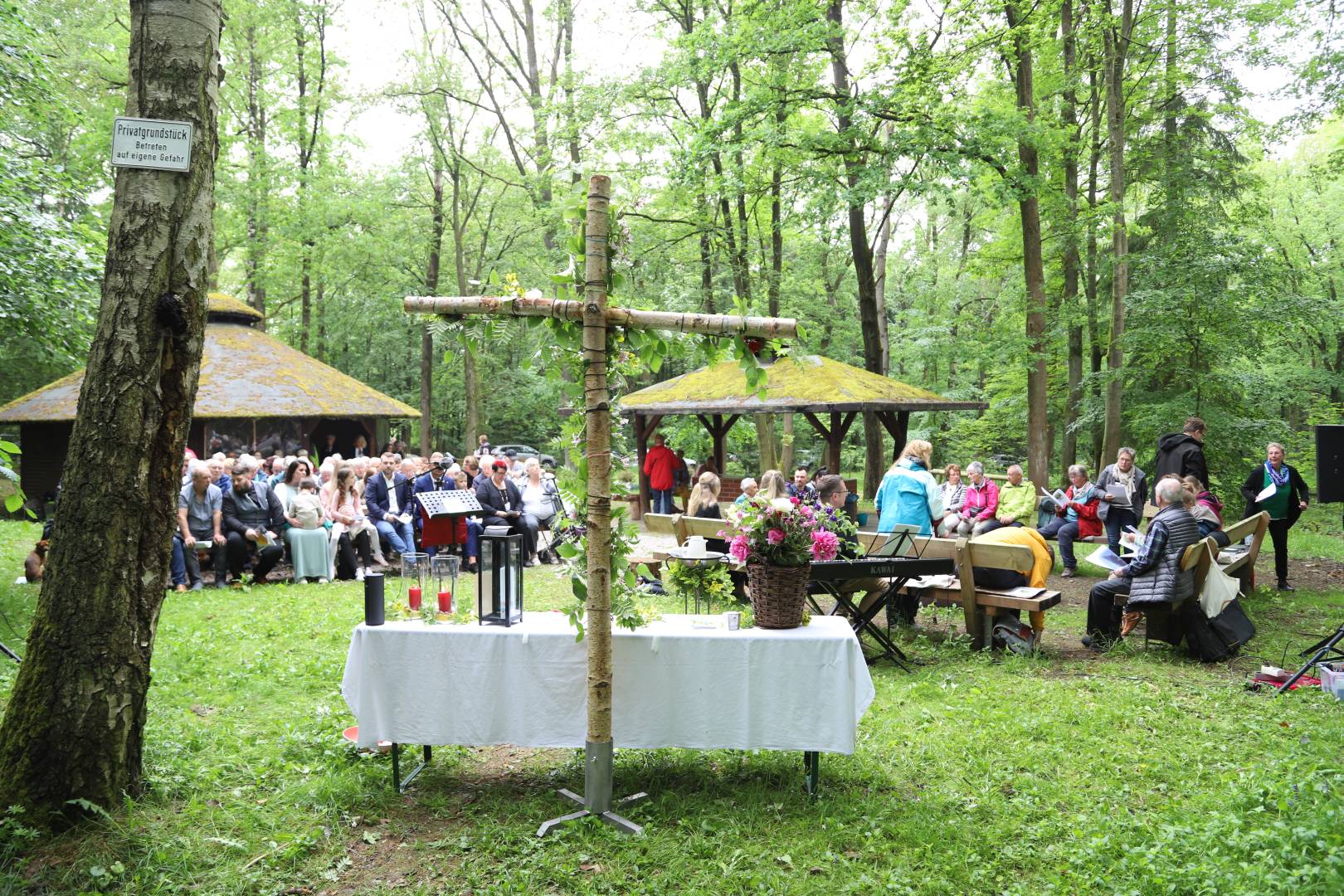 Ökumenischer Pfingstgottesdienst an der Köhlerhütte