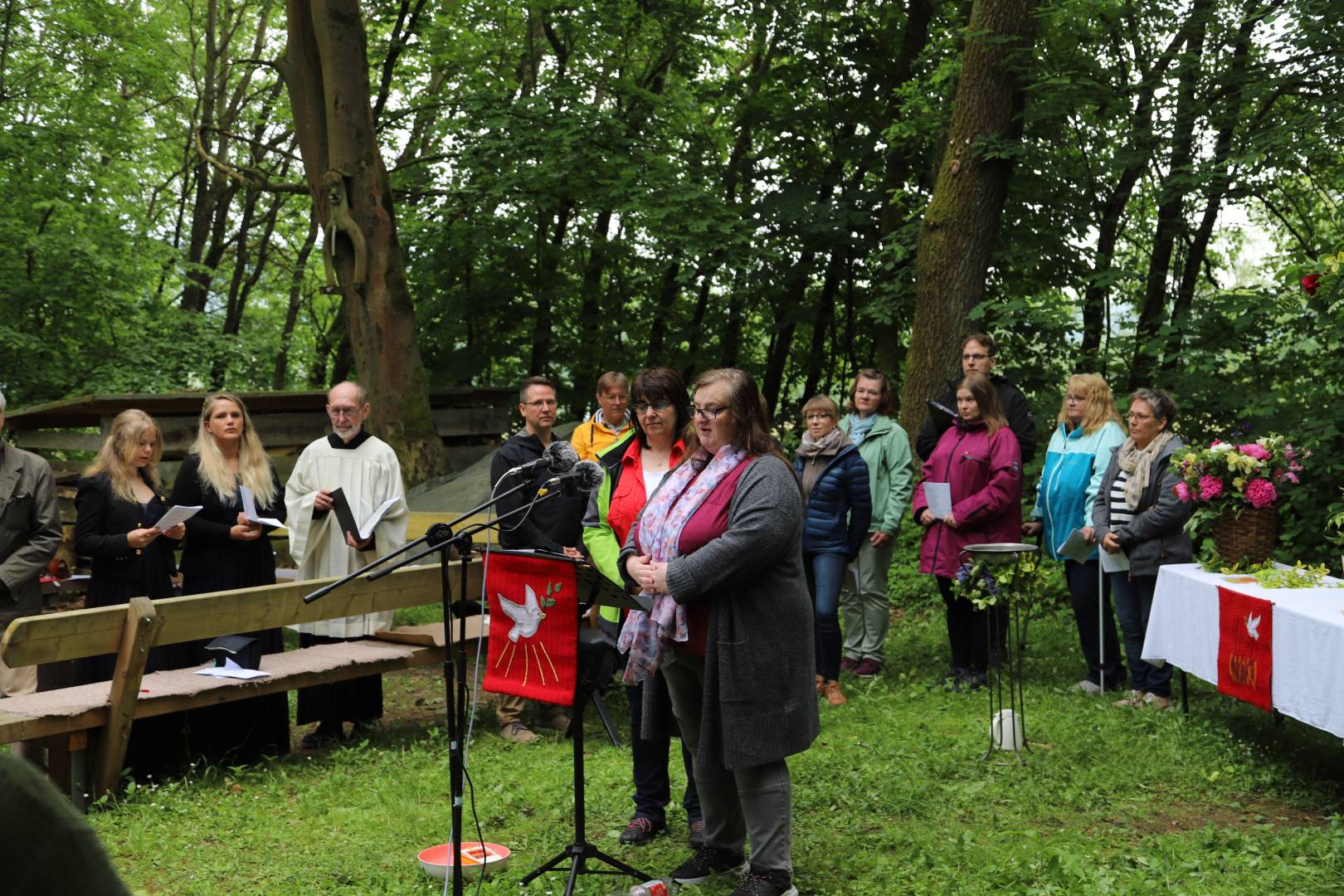 Ökumenischer Pfingstgottesdienst an der Köhlerhütte