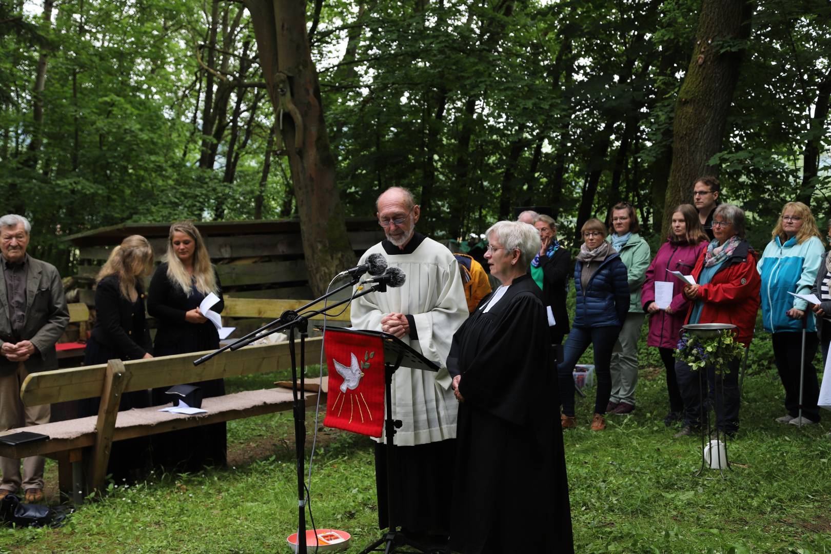 Ökumenischer Pfingstgottesdienst an der Köhlerhütte