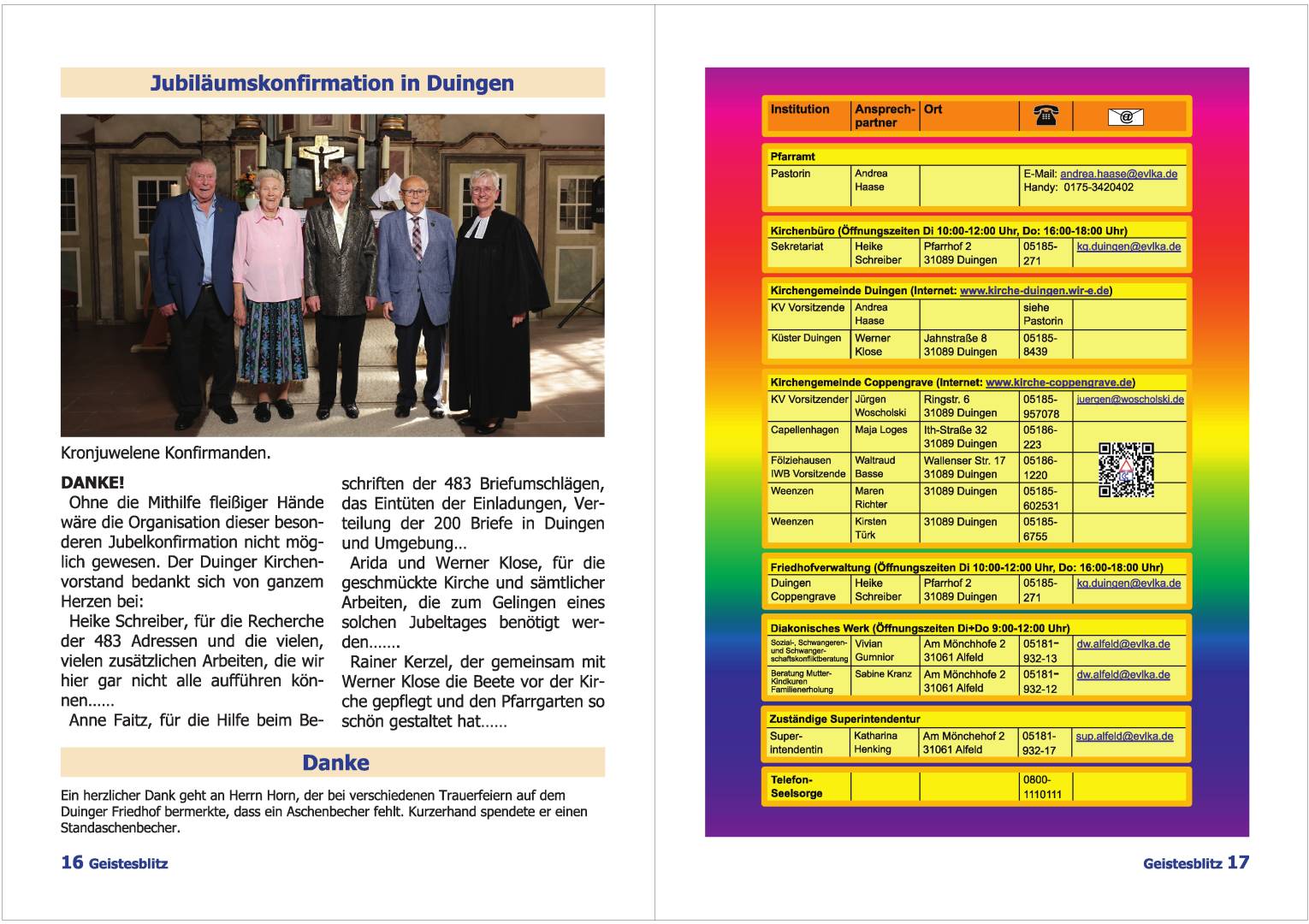 Gemeindebrief Dezember 2024 - Februar 2025