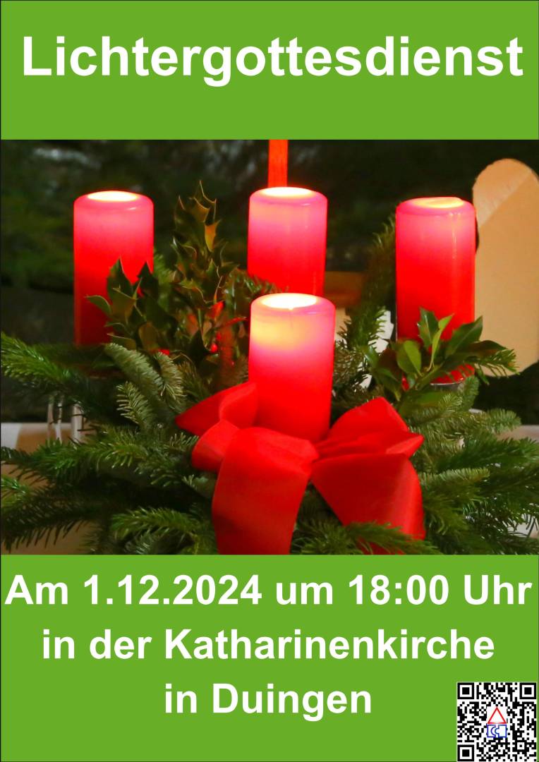 Morgen Lichtergottesdienst in Duingen