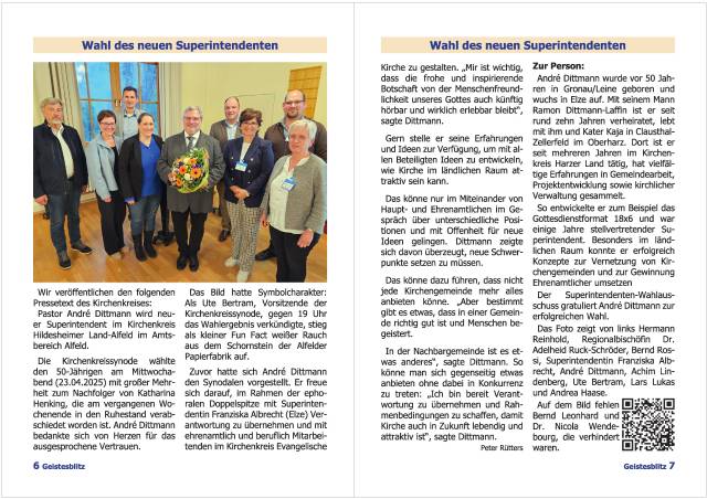 Gemeindebrief Juni - August 2025