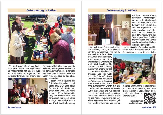 Gemeindebrief Juni - August 2025