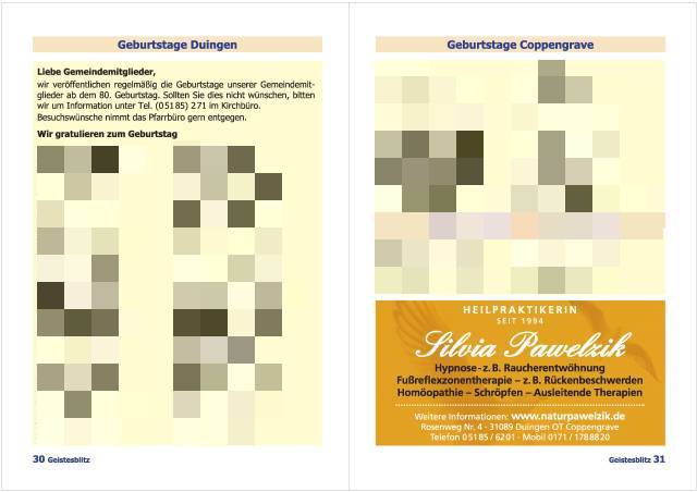 Gemeindebrief Juni - August 2025