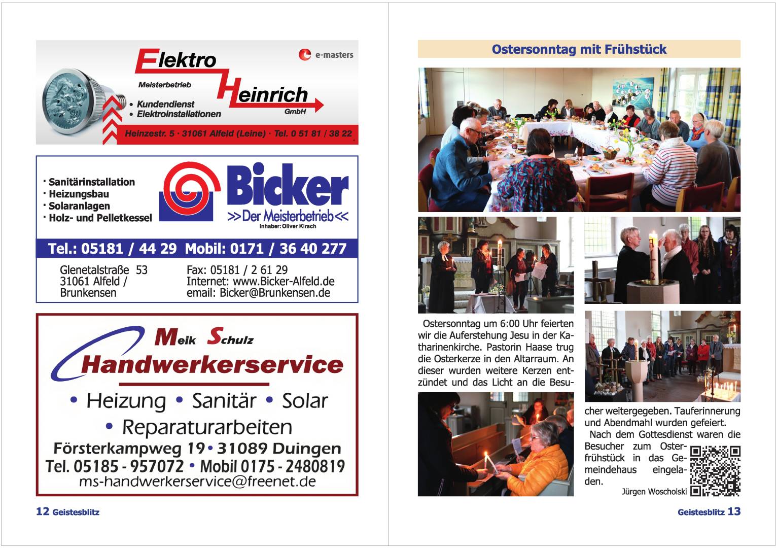 Gemeindebrief Juni - August 2025