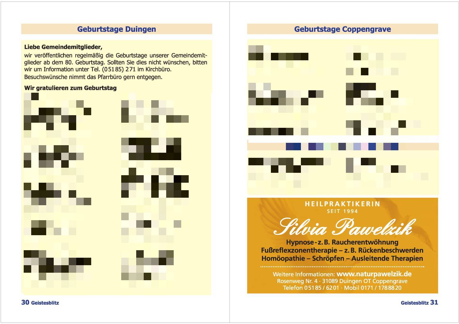 Gemeindebrief Juni - August 2025