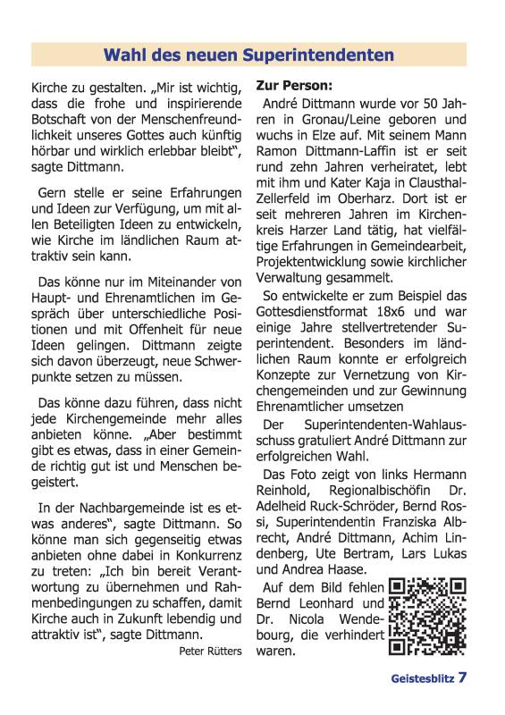 Gemeindebrief Juni - August 2025