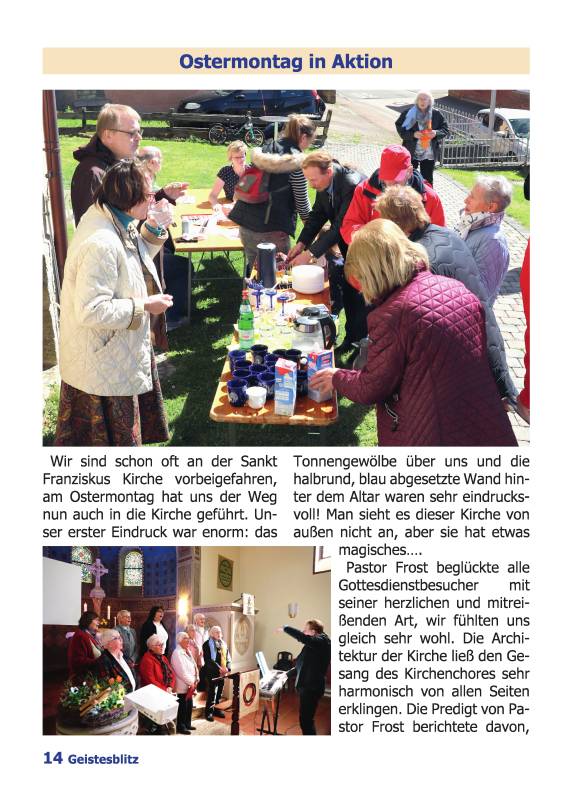 Gemeindebrief Juni - August 2025