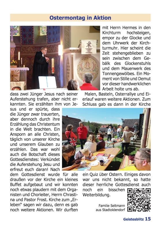 Gemeindebrief Juni - August 2025