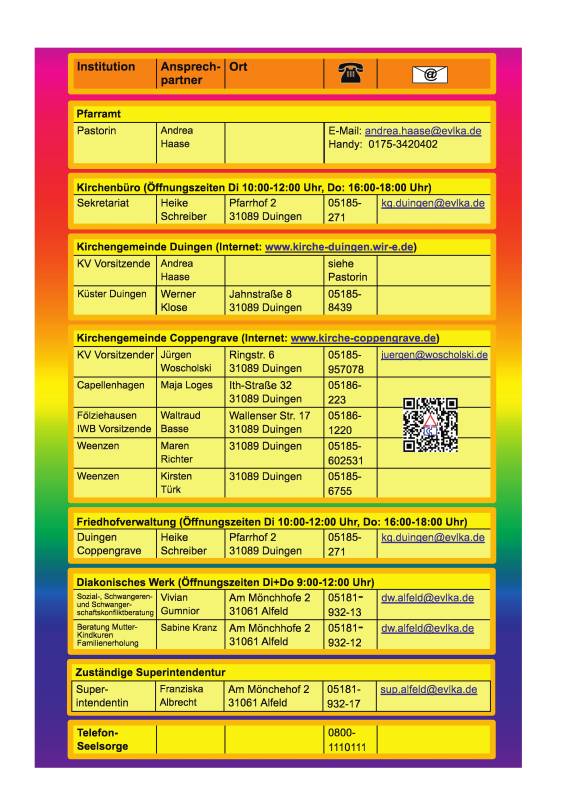 Gemeindebrief Juni - August 2025