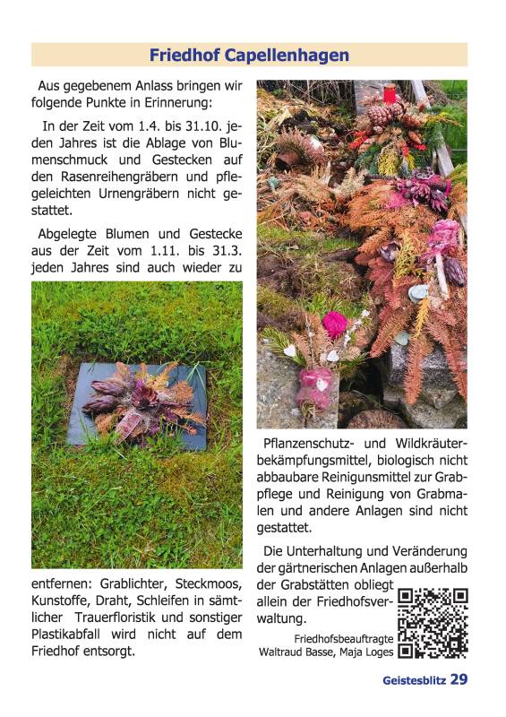 Gemeindebrief Juni - August 2025