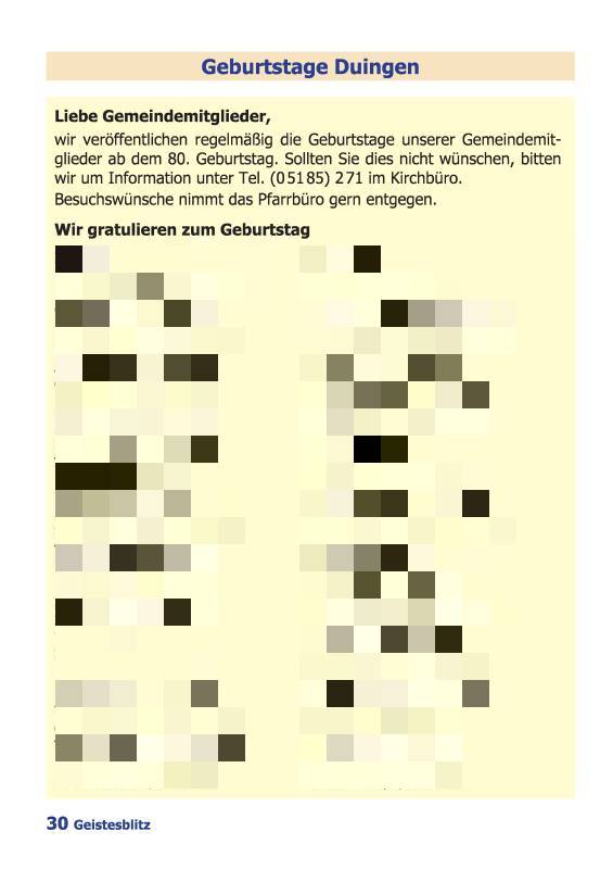 Gemeindebrief Juni - August 2025