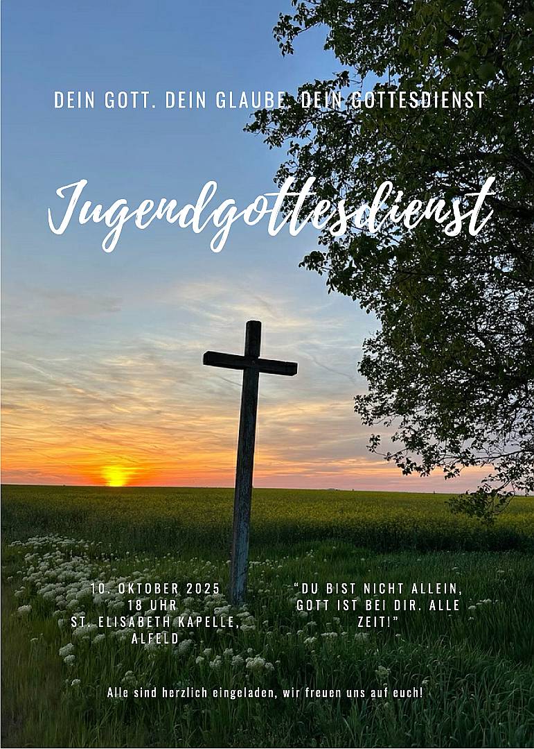 Ankündigung: Jugendgottesdienst am 10.10.2025