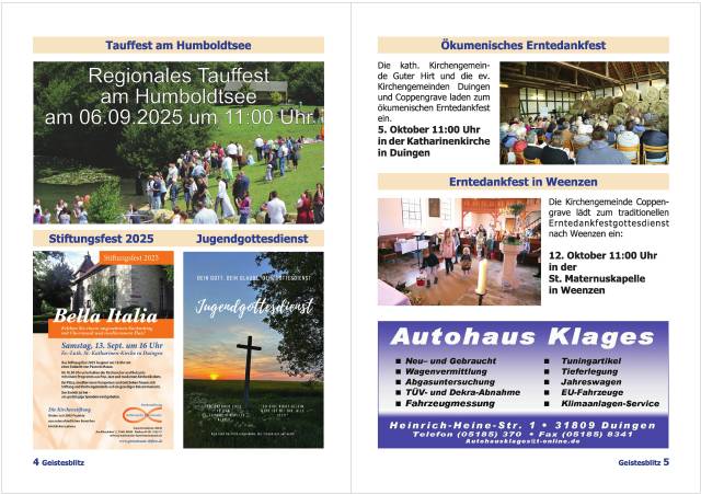 Gemeindebrief September 2025 - November 2025