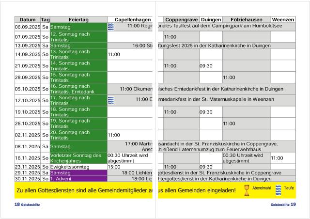 Gemeindebrief September 2025 - November 2025