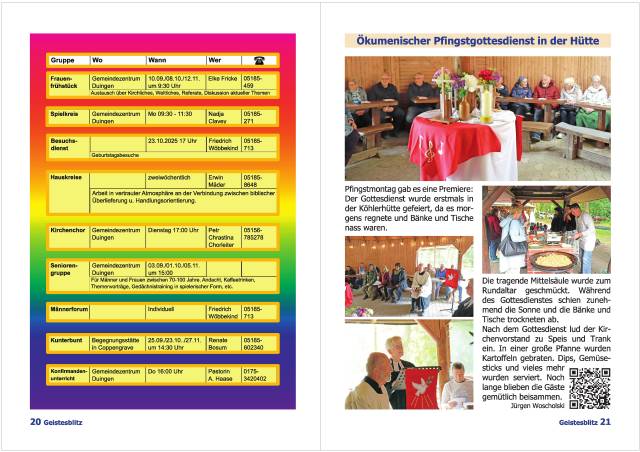 Gemeindebrief September 2025 - November 2025