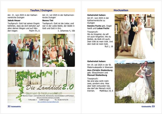 Gemeindebrief September 2025 - November 2025