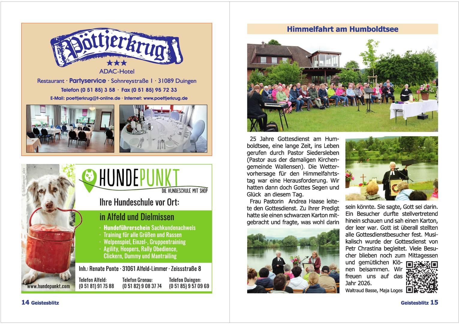 Gemeindebrief September 2025 - November 2025