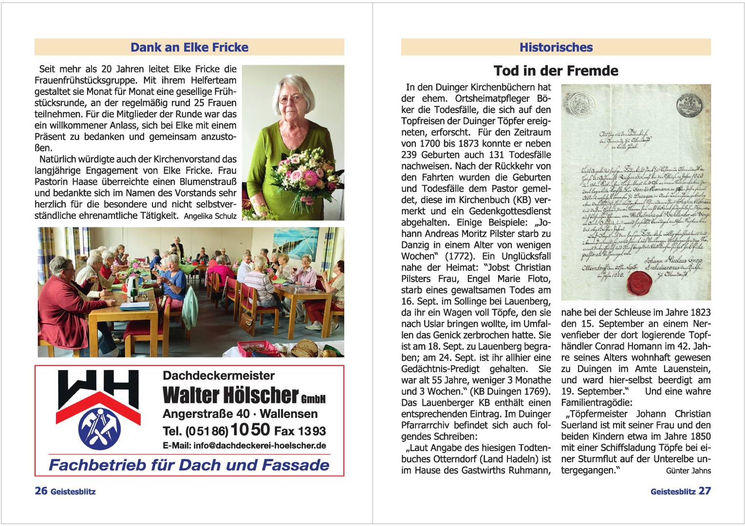 Gemeindebrief September 2025 - November 2025