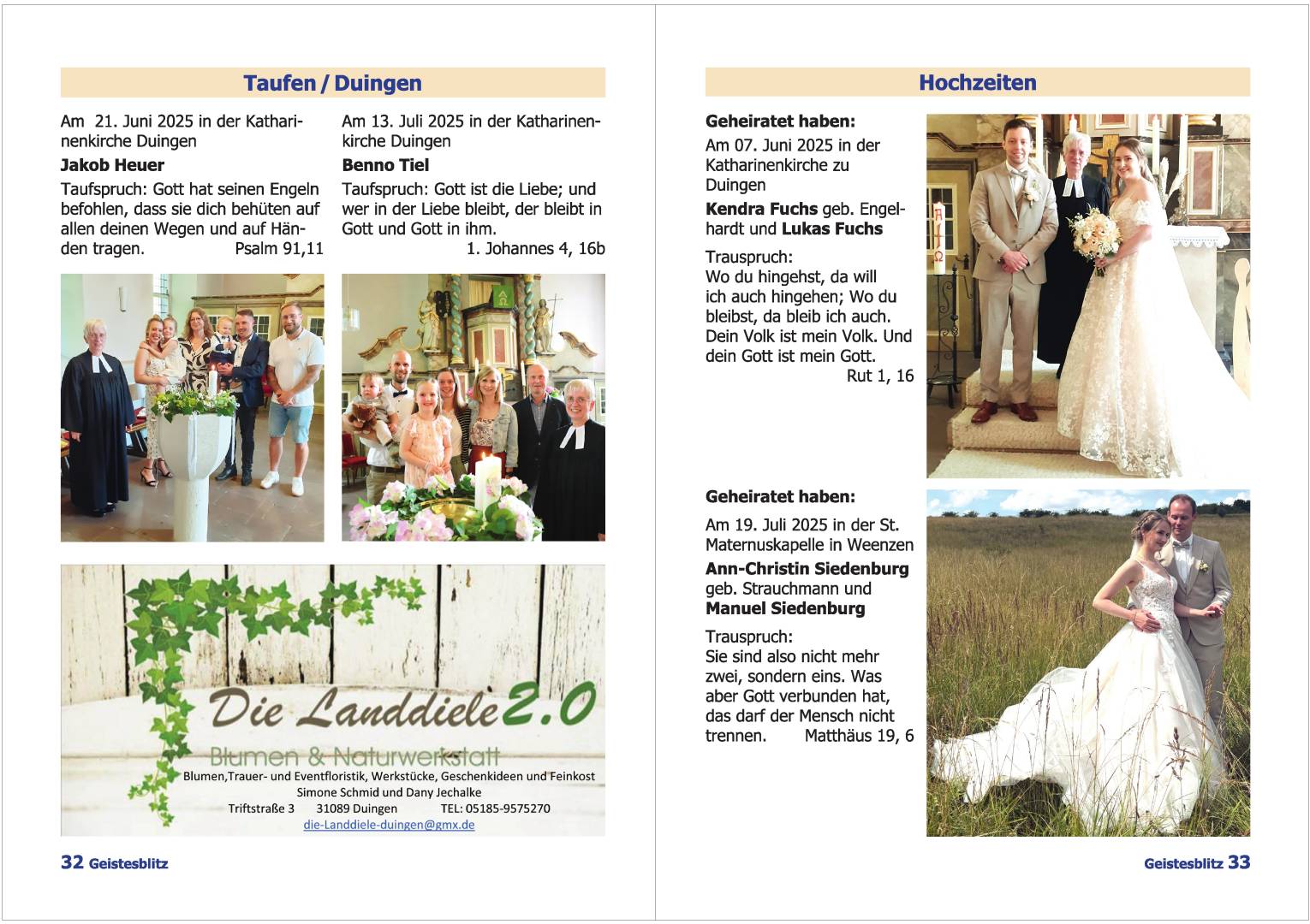 Gemeindebrief September 2025 - November 2025