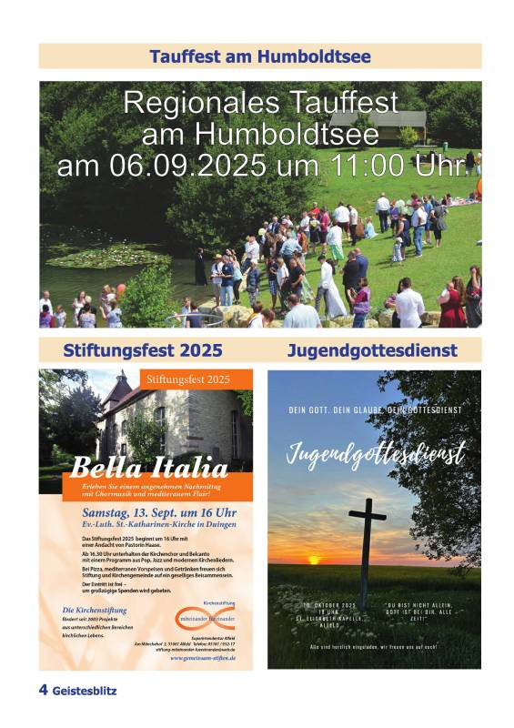 Gemeindebrief September 2025 - November 2025