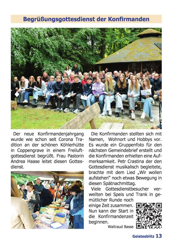 Gemeindebrief September 2025 - November 2025