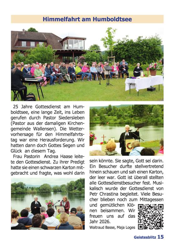 Gemeindebrief September 2025 - November 2025