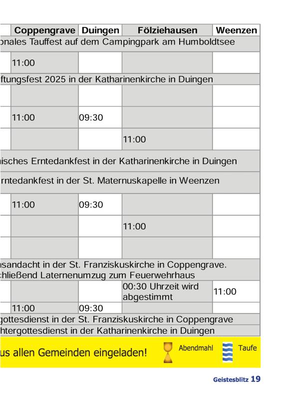 Gemeindebrief September 2025 - November 2025
