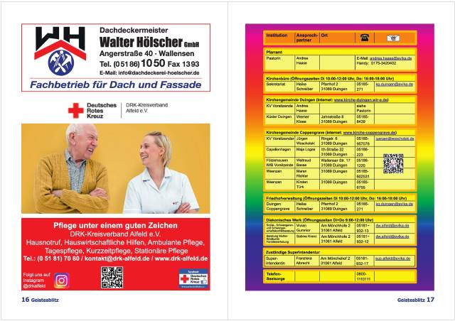 Gemeindebrief für die Monate Dezember 2025 - Februar 2026