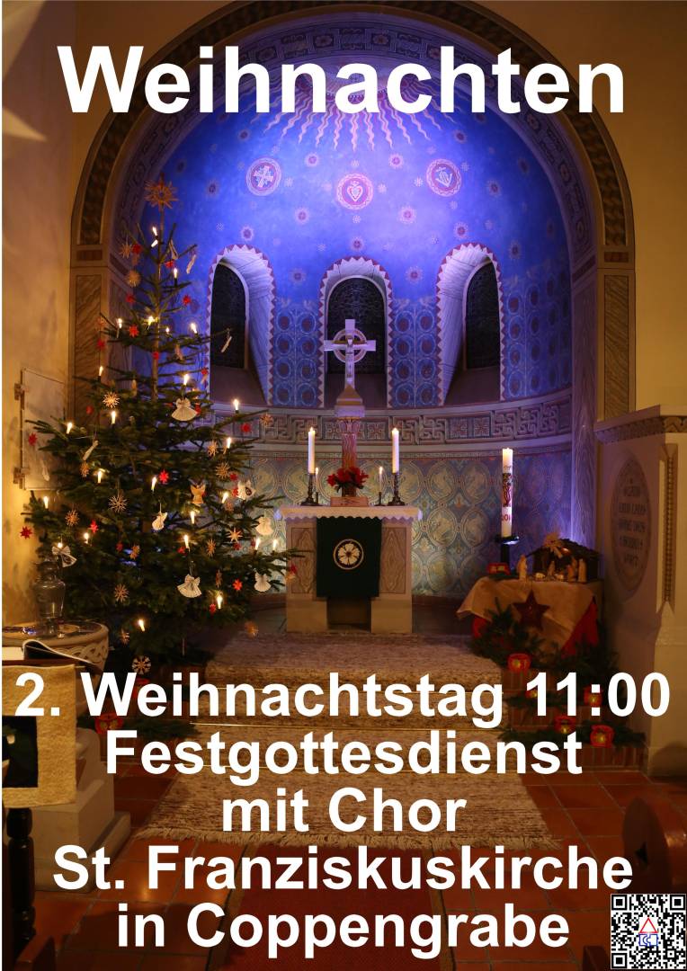 Ankündigung 2. Weihnachtsfeiertag