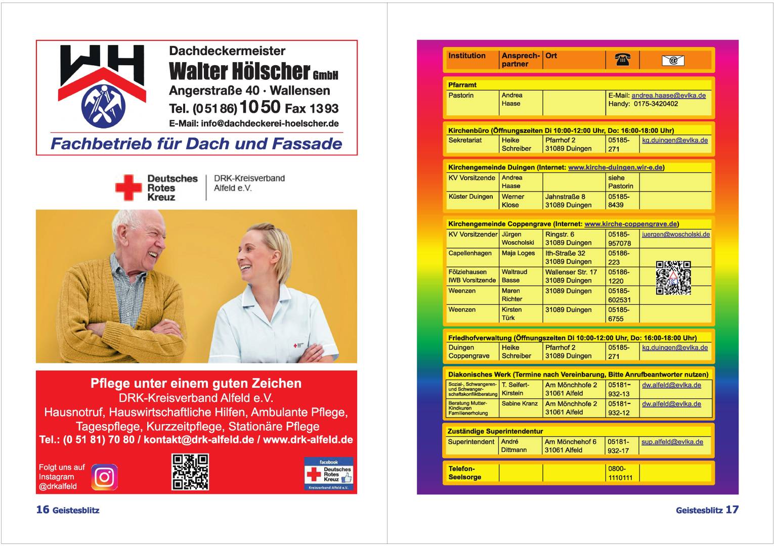 Gemeindebrief März - Mai 2026