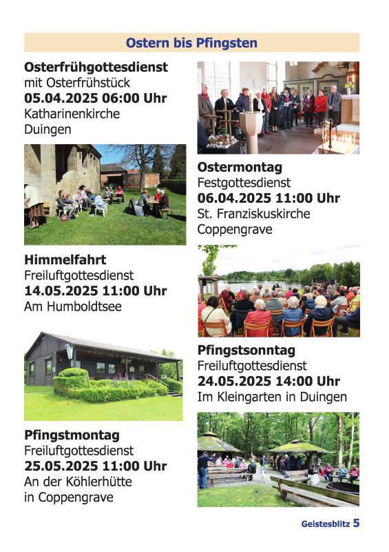 Gemeindebrief März - Mai 2026