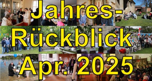 Jahresrückblick April 2025