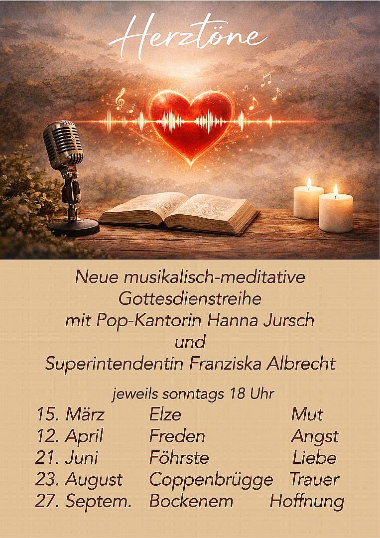 Einladung zur Reihe Herztöne