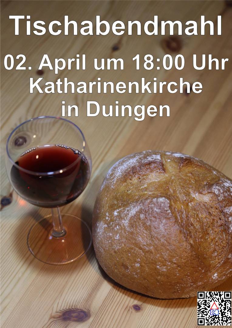 Einladung Ostern zum Tischabendmahl