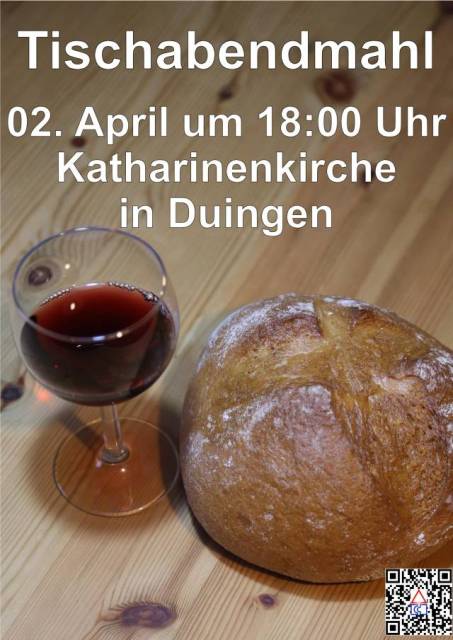 Einladung zum Tischabendmahl