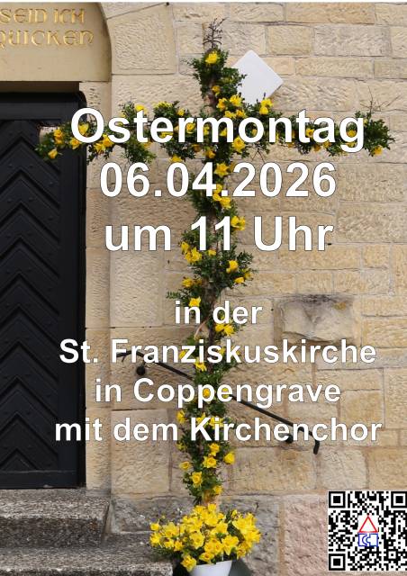 Ostermontag in der St, Franziskuskirche in Coppengrave