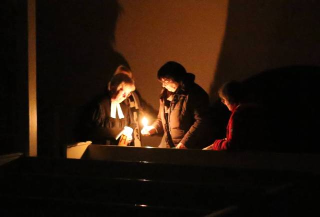 Osternacht in der Katharinenkirche