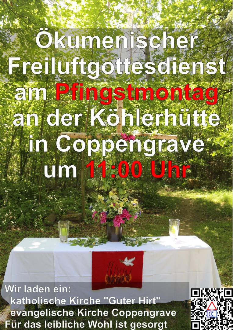 Ökumenischer Pfingstgottesdienst an der Köhlerhütte