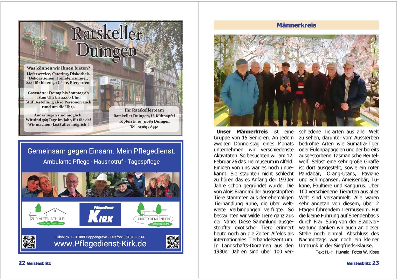 Gemeindebrief Juni - August 2026